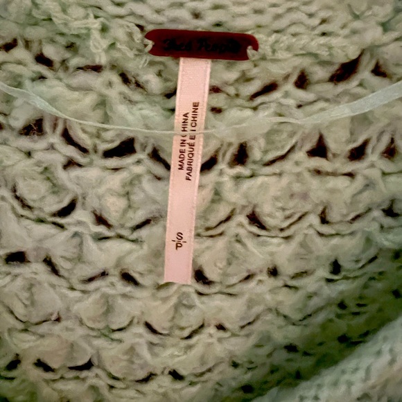 Free People Mint sweater size S - Picture 2 of 3